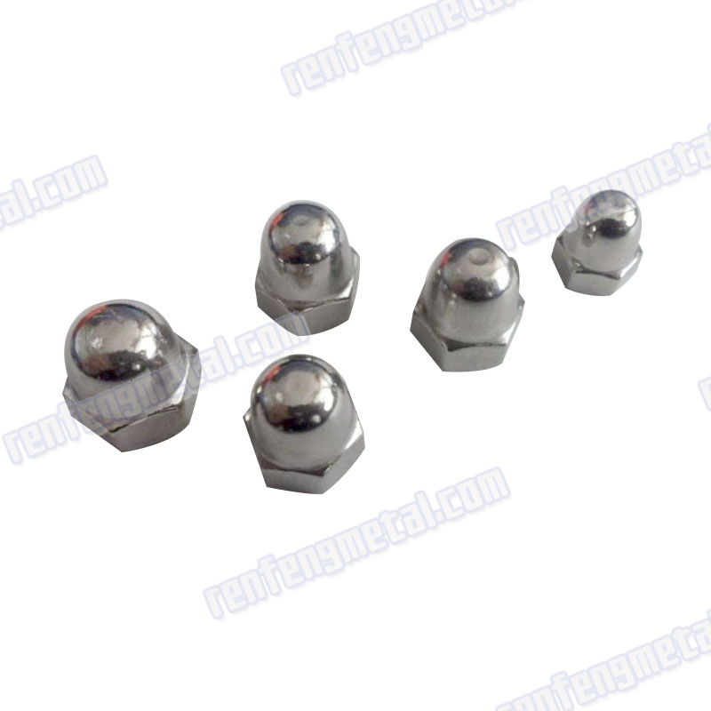 Stainless steel low price galvanized hex cap nut