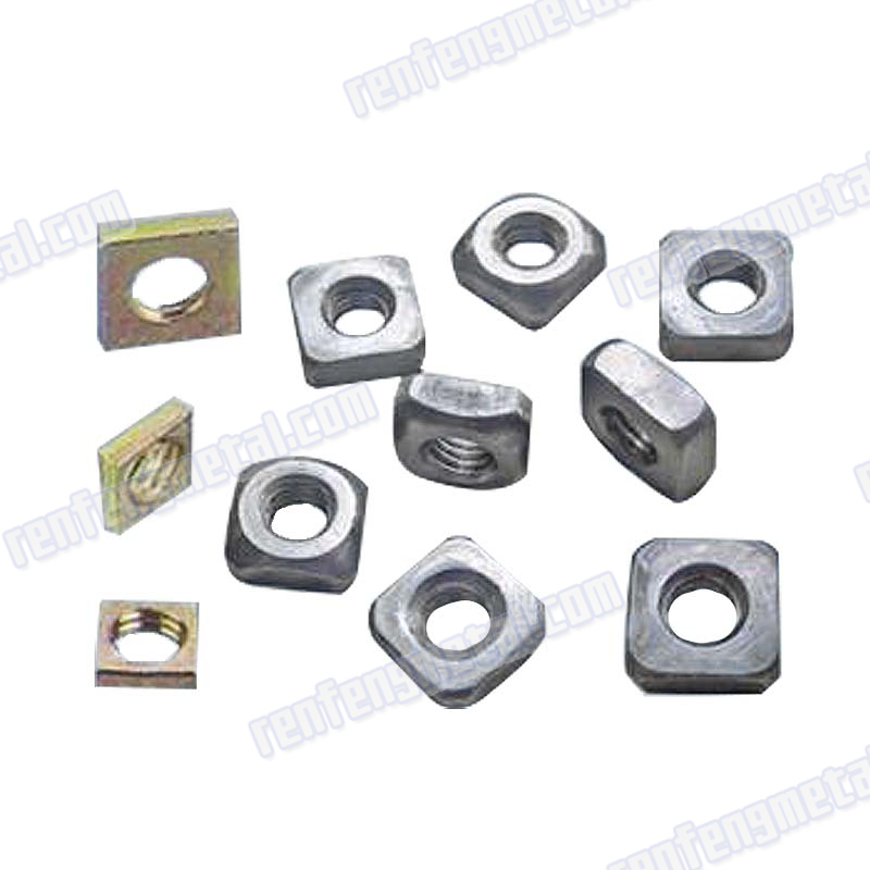 Yellow zinc brass high quality square cage nut