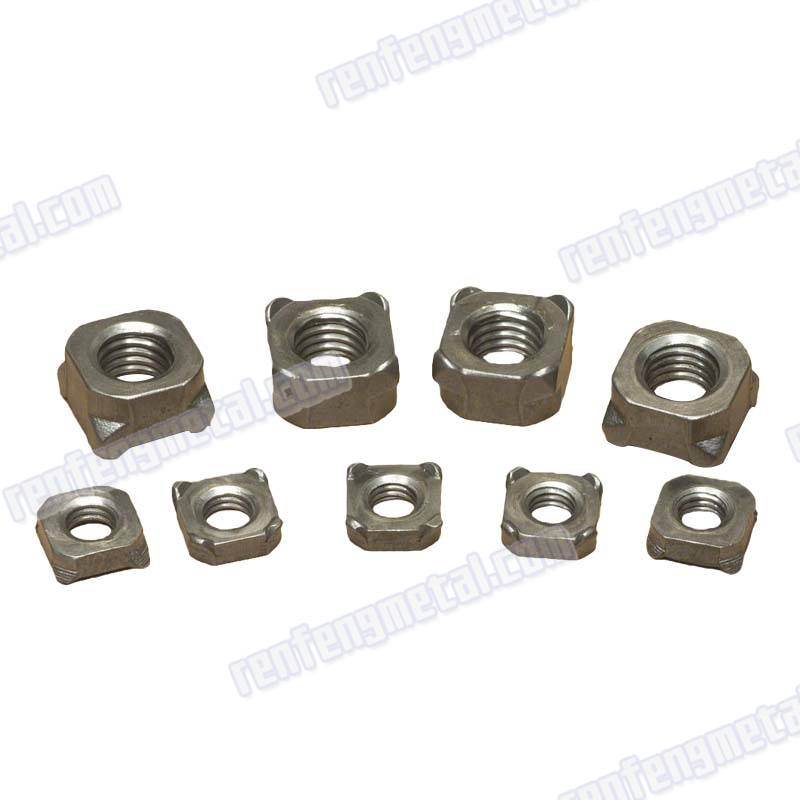 Dacroment carbon steel oxide black square nut