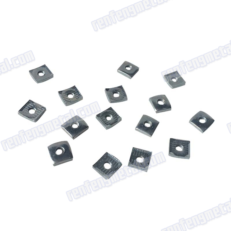 Black alloy steel nickel plated square Thread Nut