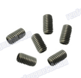 Oxide black low price titanium threaded screw