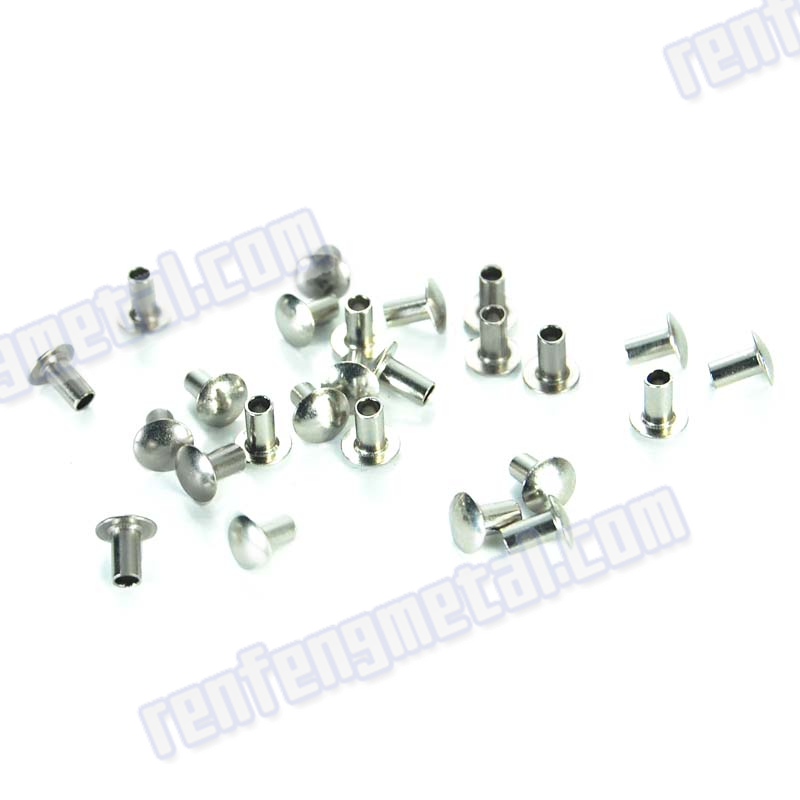 Nickel white round head stainless steel rivet