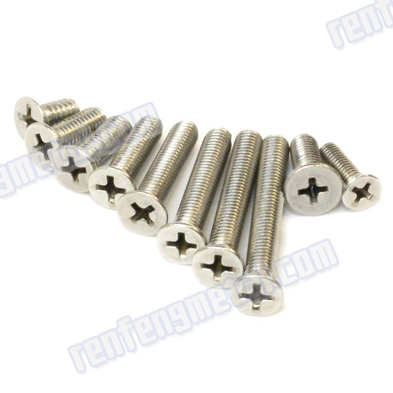 Hot sale silver Stainless steel round head  screw