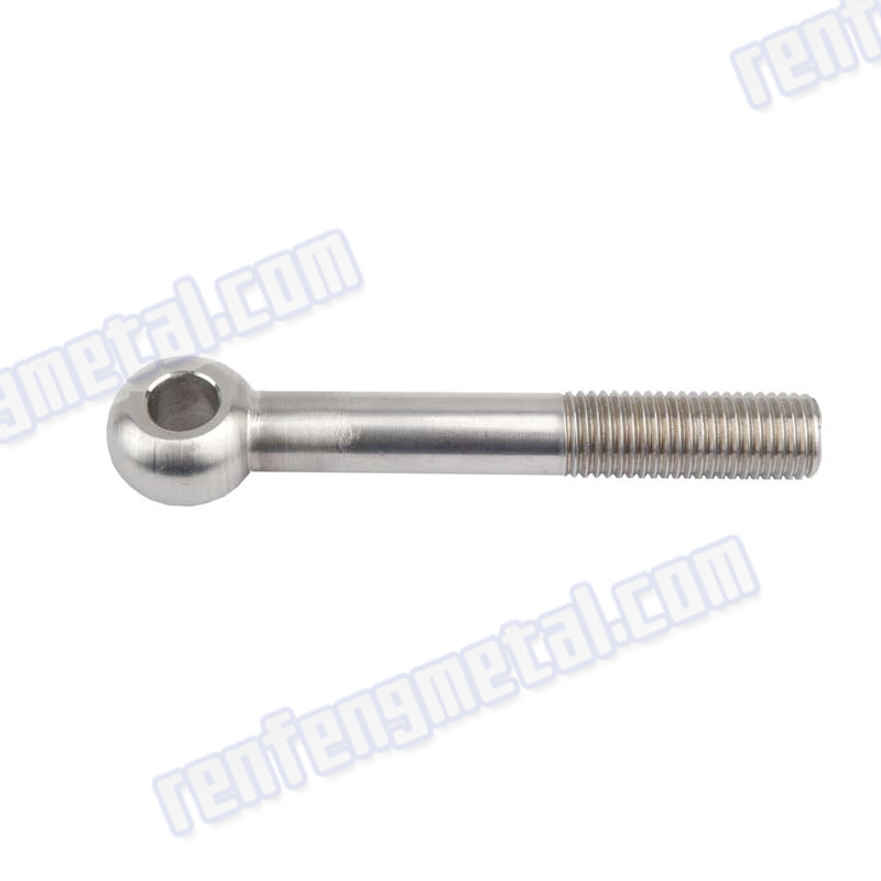 Nickel plated stainless steel eyelet bolt screw