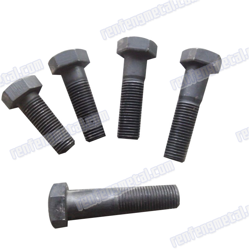 Black galvanized hex Steel structure fastener