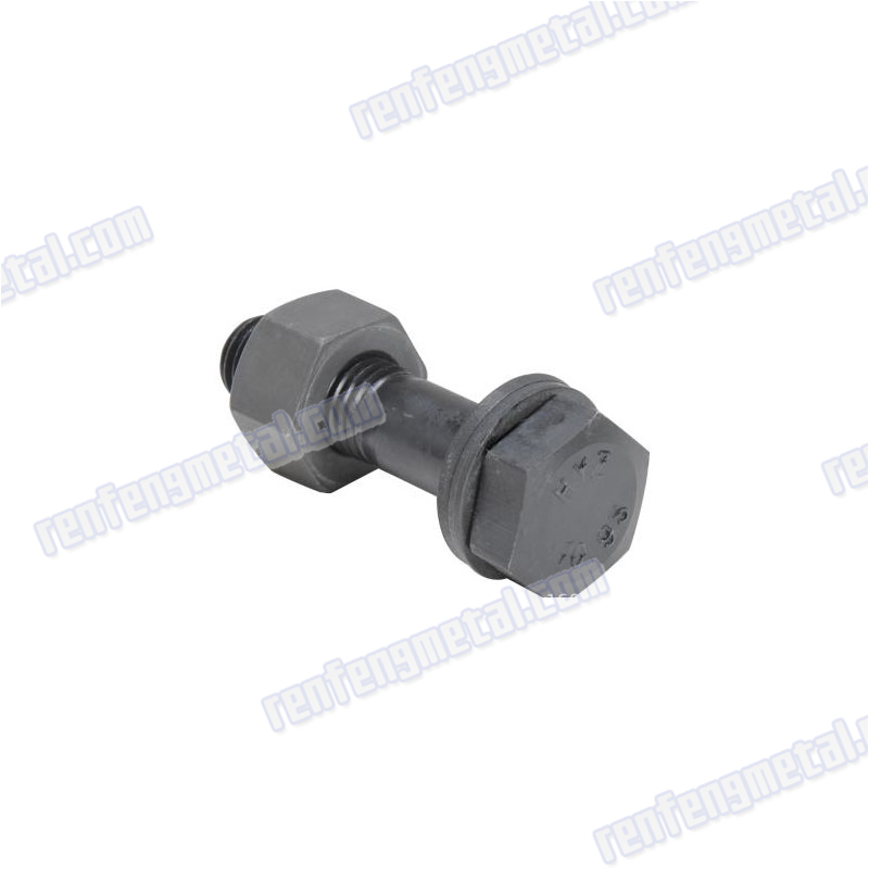 zinc plated Hex steel structural bolt