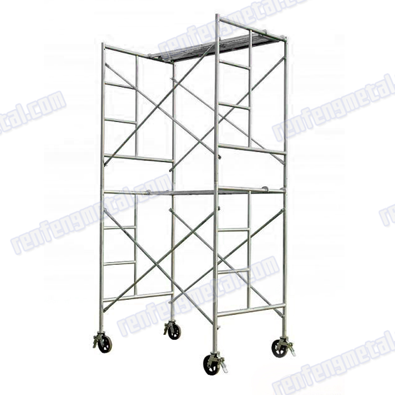 Galvanized steel Scaffolding Door with wheel