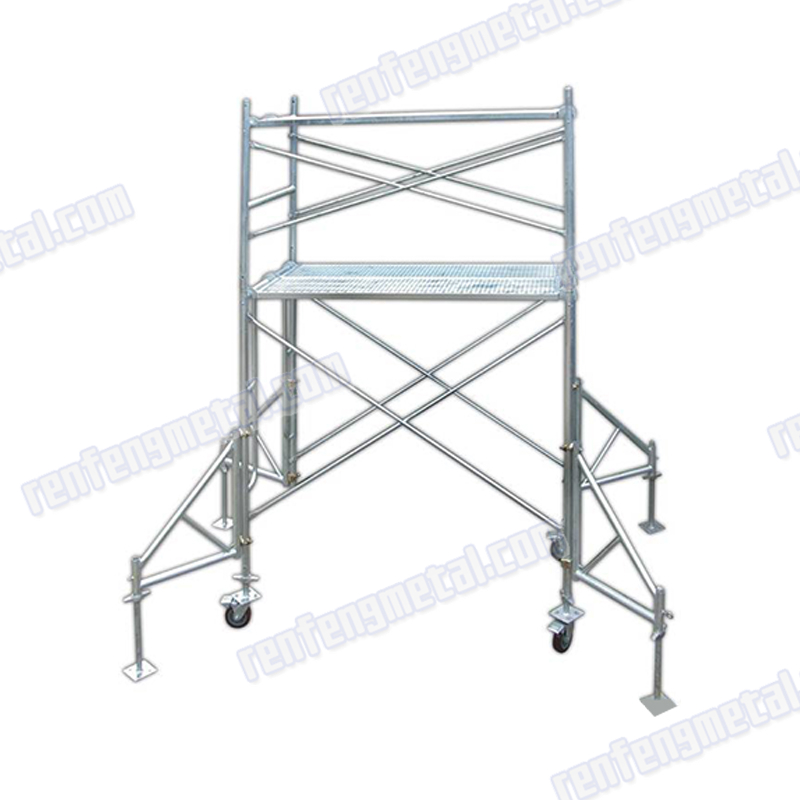 Steel white decorative door scaffolding frame