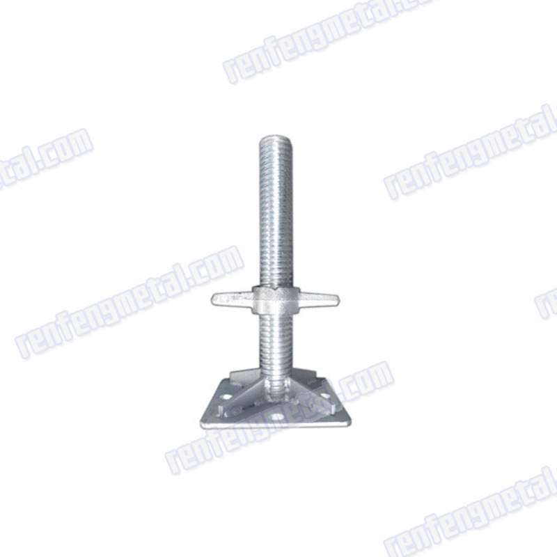 Nickel plated steel scaffold accessories jack base