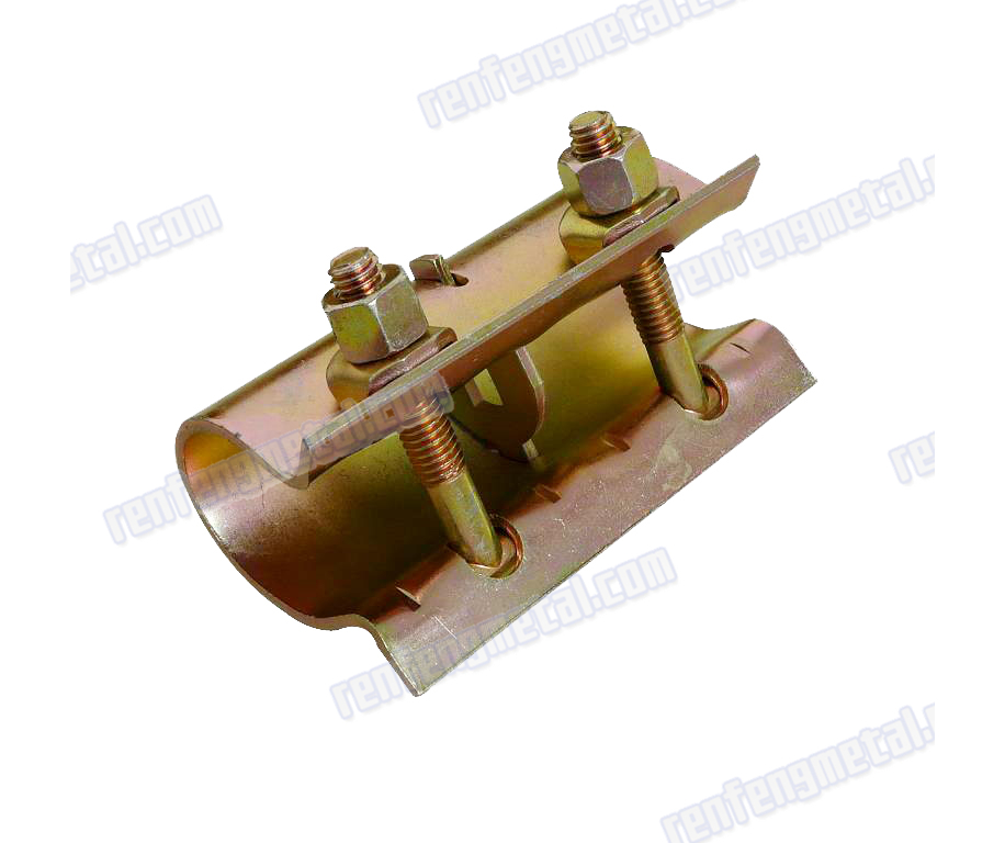 Brass yellow zinc scaffolding Sleeve fitting