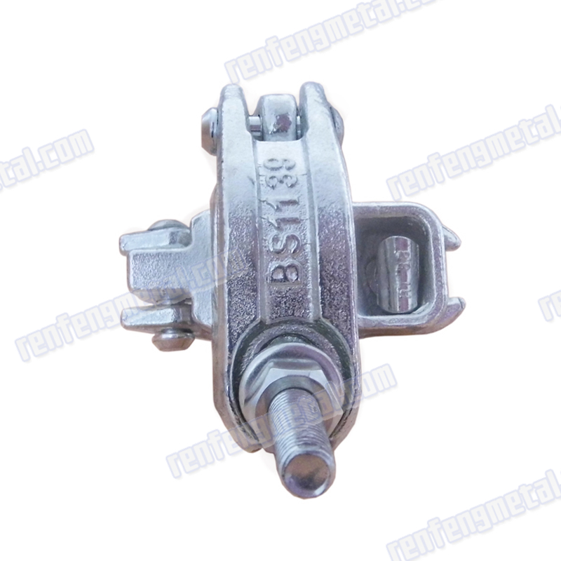 Zinc plated steel Forging right angle fastener