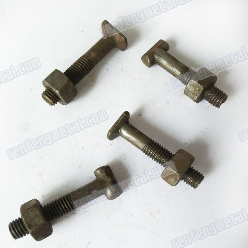 Black Iron zinc plated T-type Fastener screws
