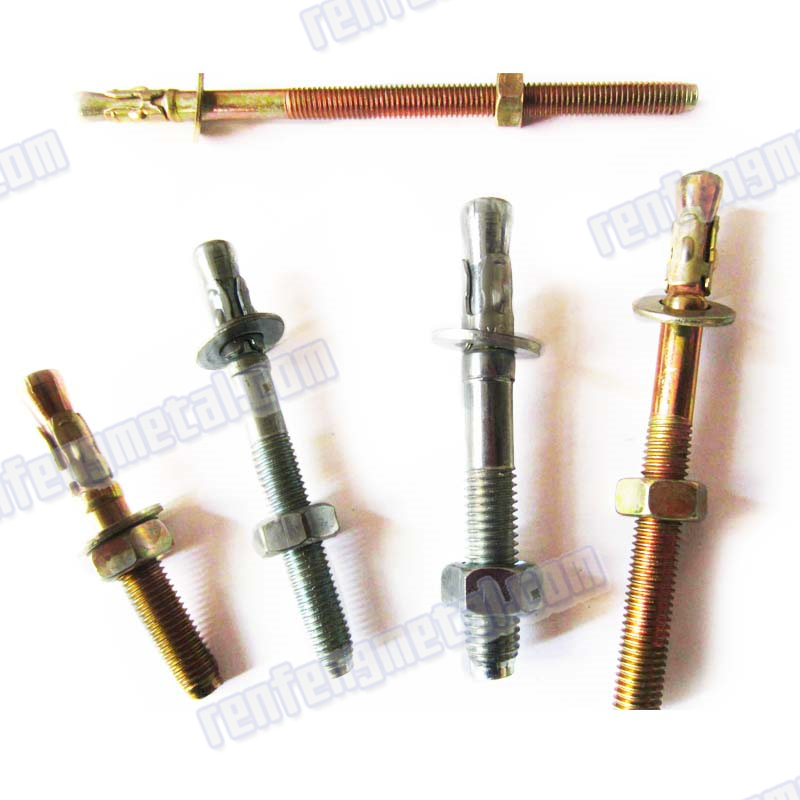 Hot sale Titanium alloy zinc plated wedge anchor