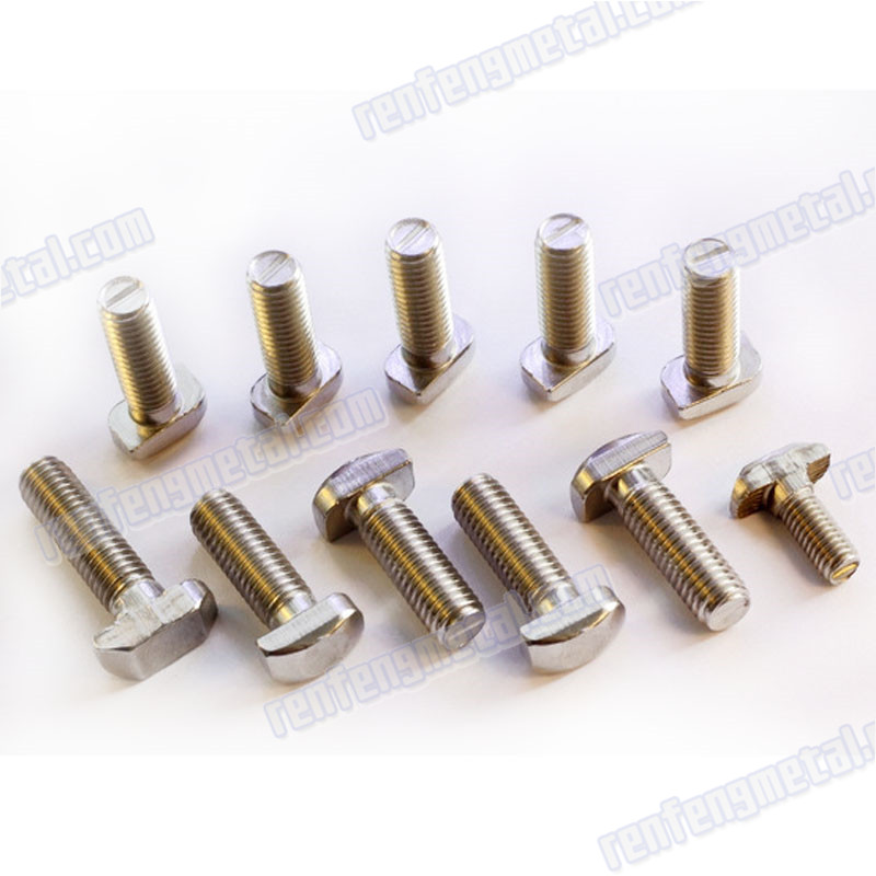 Titanium alloy T-type screws nickel plated