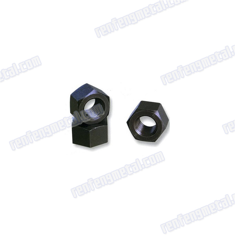 carbon steel High strength nuts blackened