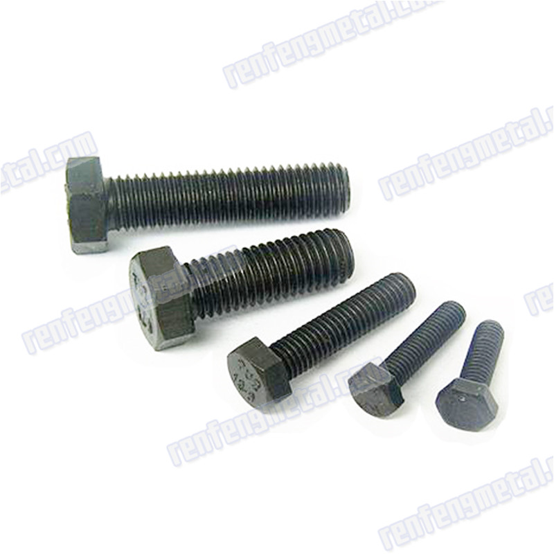 Carbon steel High strength screw blackened