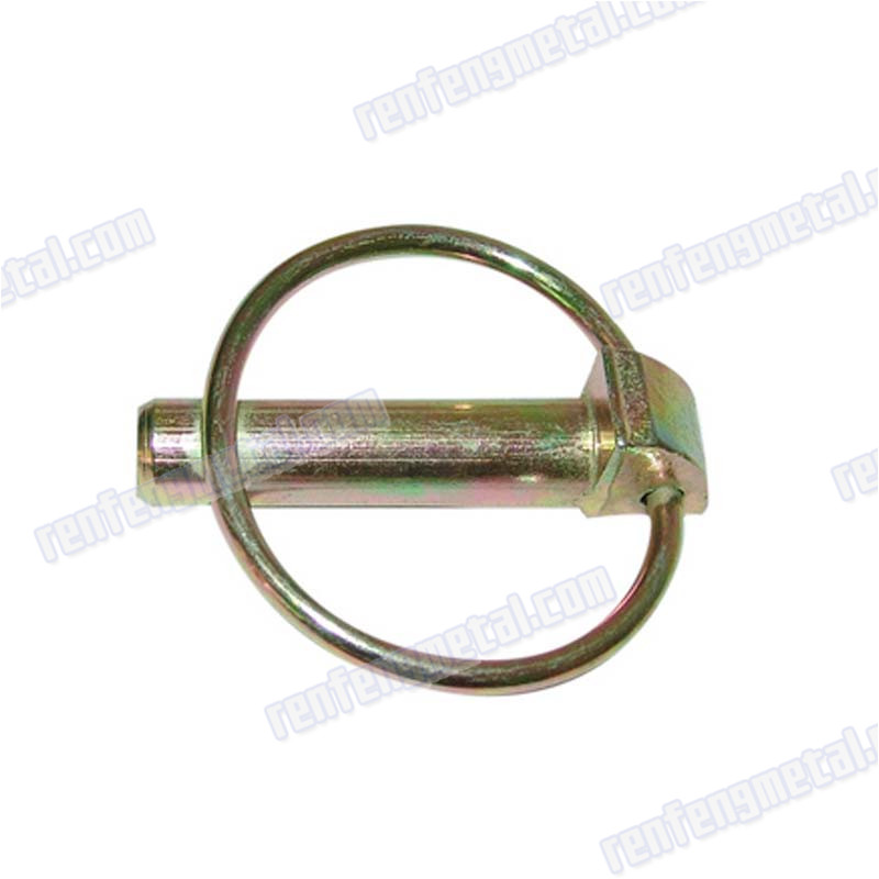 M10 brass safety pins silvery zinc
