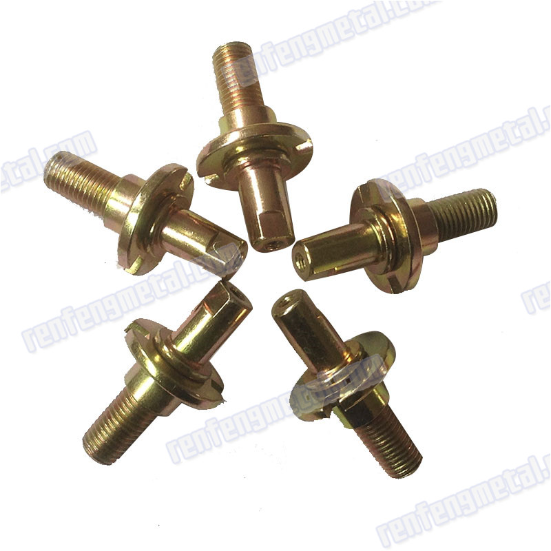 Custom brass bolt Galvanized gold