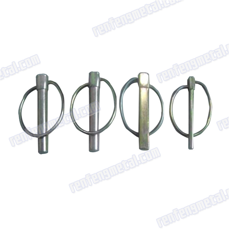 brass Lock pin Galvanized yellow