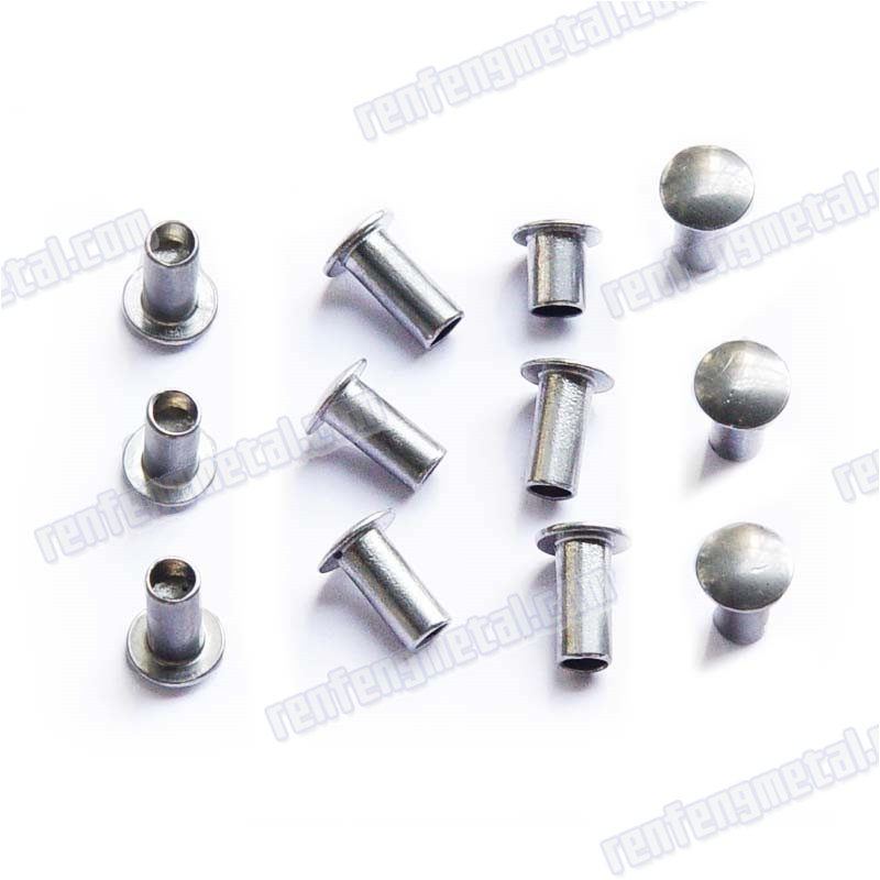 steel semi-tubular rivets galvanized