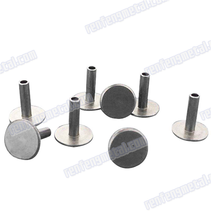 Carbon steel Semi-Tubular Rivets blackened