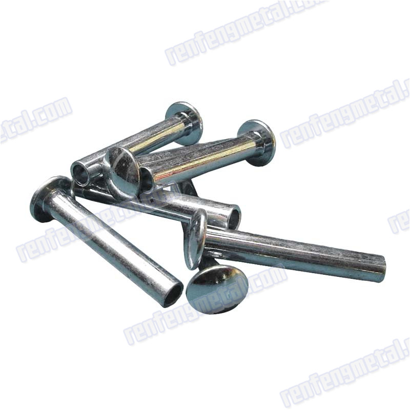 Carbon Steel Semi-Tubular Rivet Nickel plating