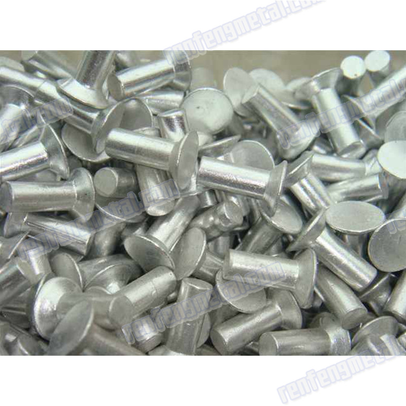 Round Head Aluminum Rivet zinc plated