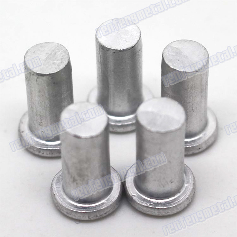 Aluminum steel Rivets white zinc