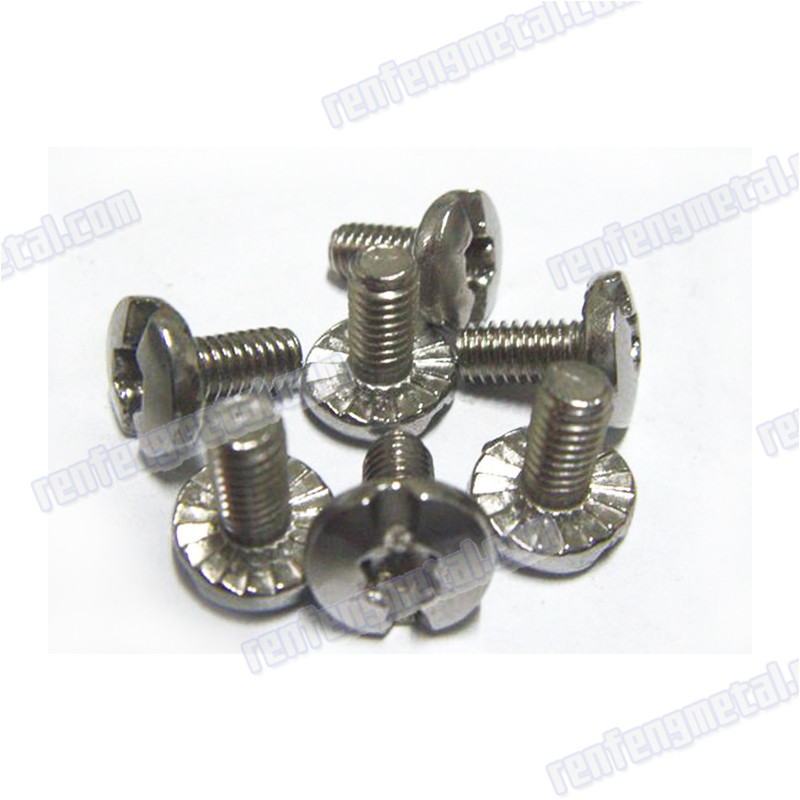  brass Plum screw white zinc