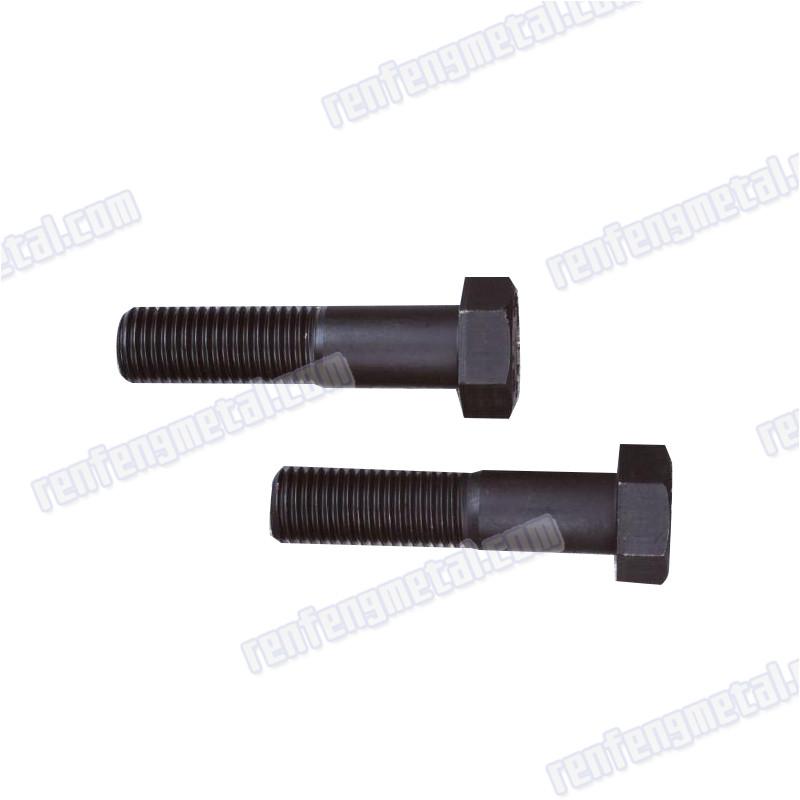 customized alloys steel Hex screws blackened