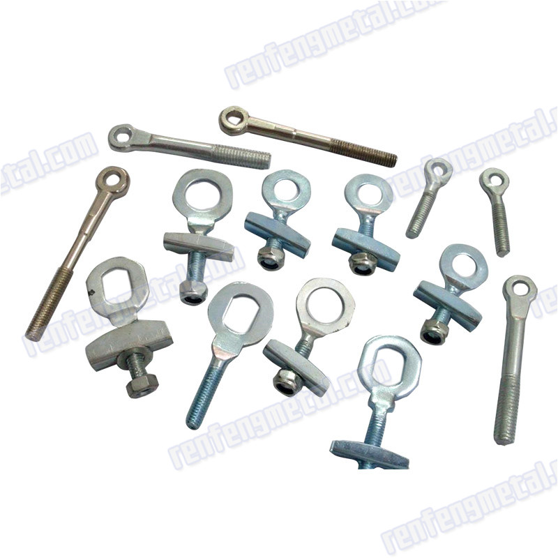 alloys steel eye screw yellow zinc