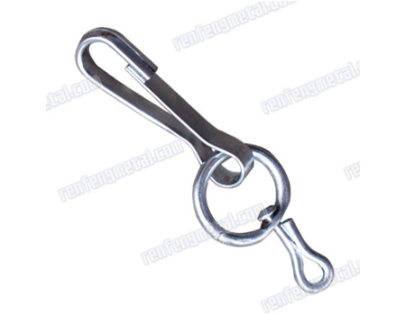 iron galvanized simplex snap hook with swivel