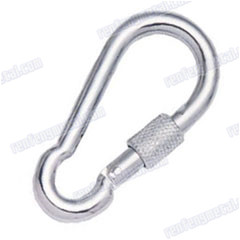 stainelss steel galvanized snap hook with screw