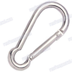 zinc plated snap hook with rivet at both end