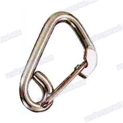 Hot sale iron zinc plated delta simple snap hook