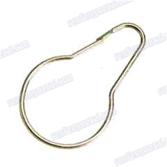 High purity iron nickel plated curtain hook