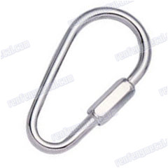 Made in china zinc plated pear shaped quick link