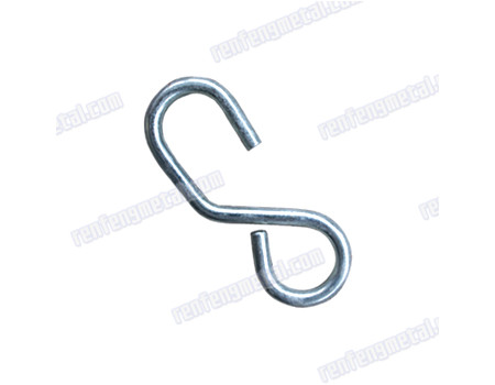 zinc plated steel S hook