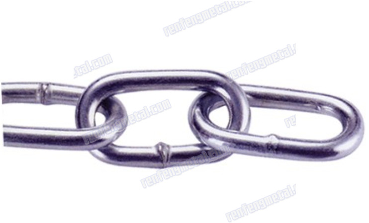 High quality zinc plated iron welded chain