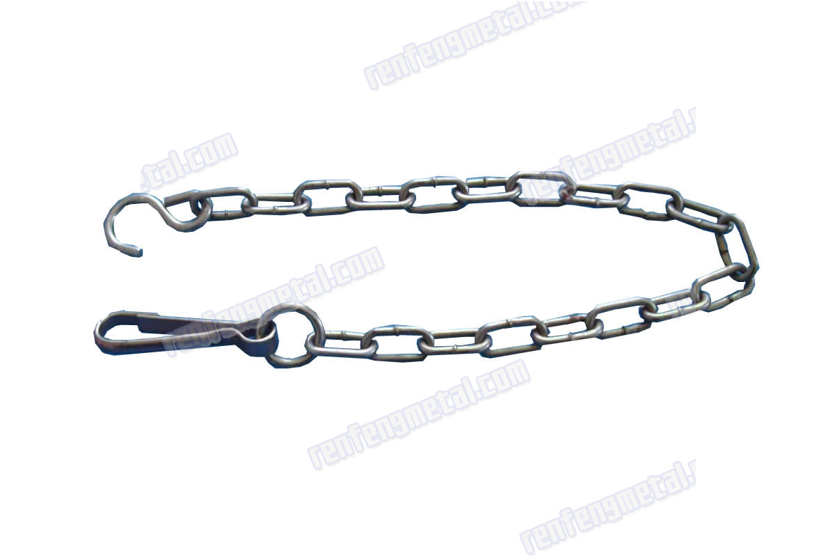 High technology iron finished chain nickel plated