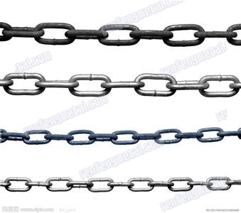 DIN763 stainless steel white zinc link chain