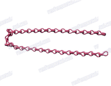 Zinc plated iron register chain