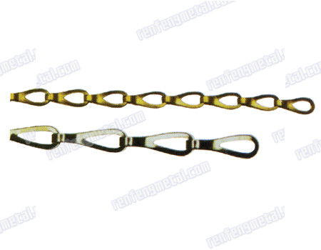 Chrome plated sheel iron chain