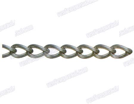 Stainless steel nickel plated Twist chian link