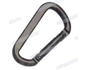 aluminium snap hook D type with pin