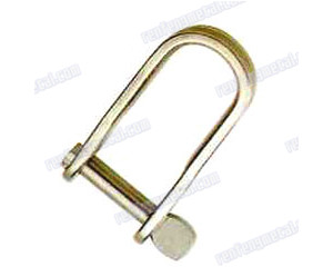  galvanized plate shackle with lock pin