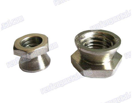 Titanium alloy galvanized round panel nut