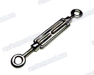 Steel self color turnbuckle DIN 1480 eye and eye
