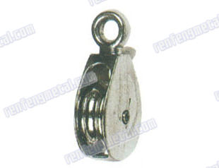  iron galvanized pulleys single wheel