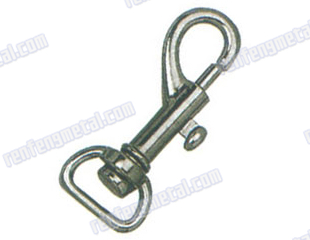 iron chrome plated swiveling snap hook